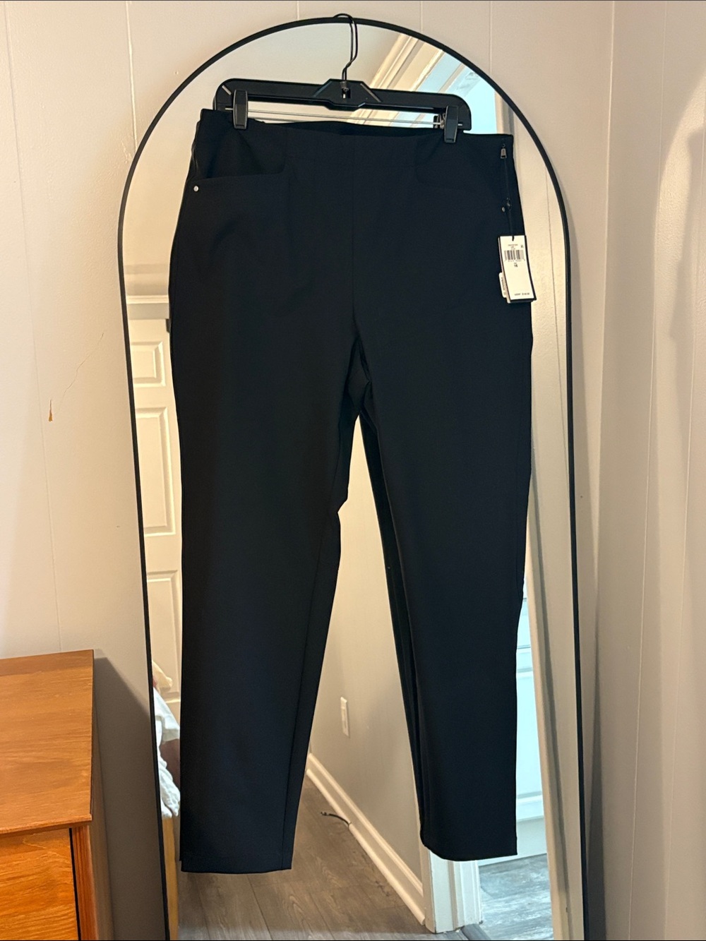 RLX Ralph Lauren Black Womens Stretch Trousers
